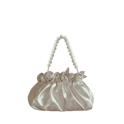 Catherine Pearl Rose Handbag