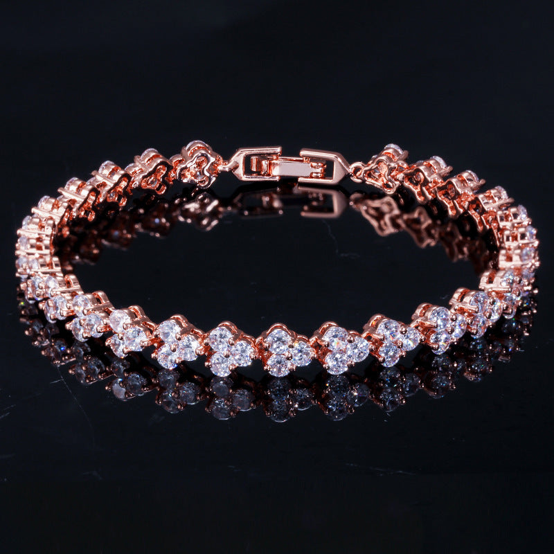 Zircon Super Flash Roman Bracelet