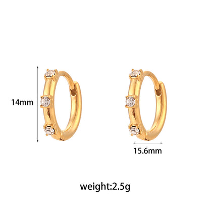 Light Luxury Ear Hoop Earrings