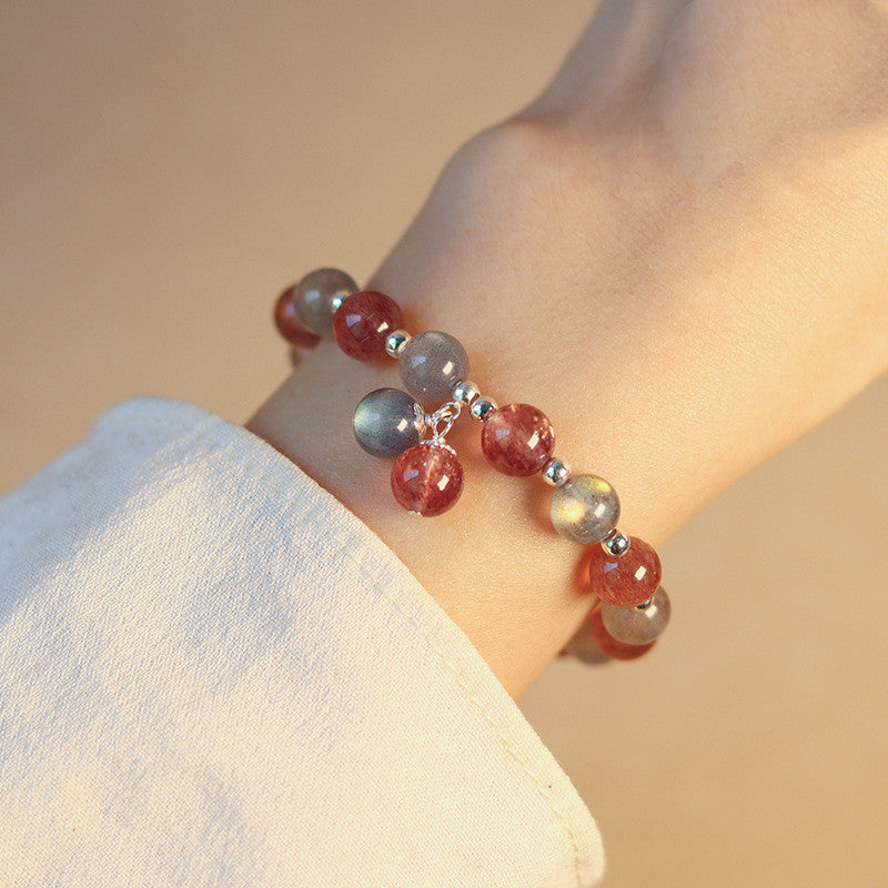 Natural Grey Moonstone Bracelet