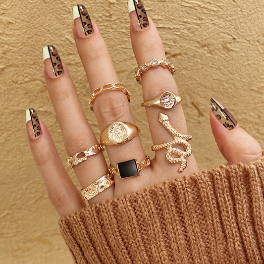 Delicate Joint Ring Set