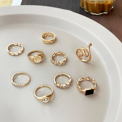 Delicate Joint Ring Set